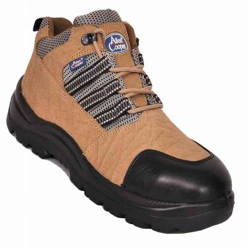 Allen Cooper Ac 9005 Antistatic Steel Toe Brown Safety Shoes, Size: 11