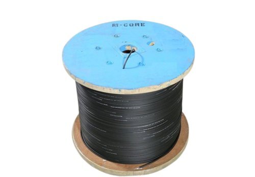 White M-Core 6 Core Steel Fiber Optic Cable