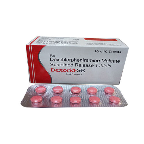 DEXORID-SR Dexchlorpheniramine Maleate Tablet, 10x10 Blister Pack