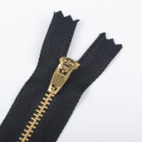 Black Color Brass Zipper
