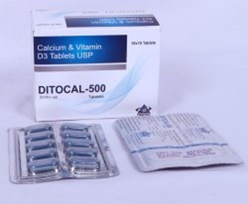 Calcium And Vitamin D3 Usp Tablets General Medicines