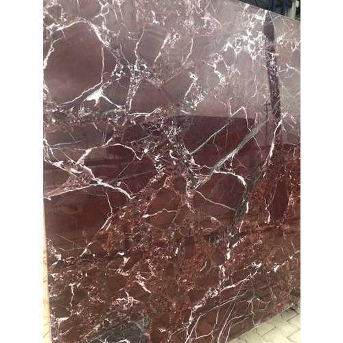 Highly Water Absorption Slip and Crack Resistant Rectangular Glossy Finish Marble Stone for Flooring
