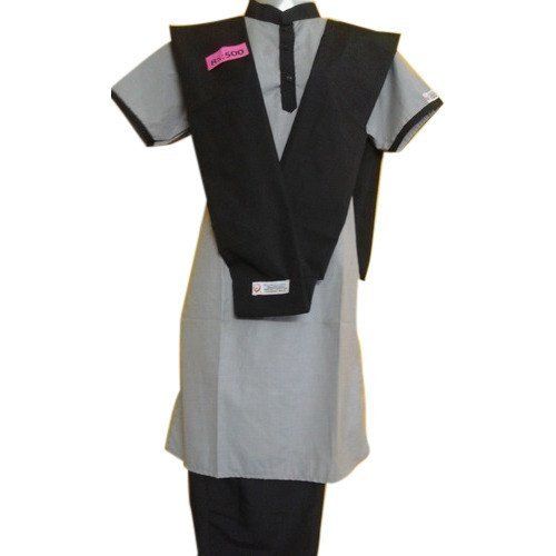 Multi Color Pure Cotton Plain Check And Striped Pattern Half Sleeves Salwar Kameez School Uniform