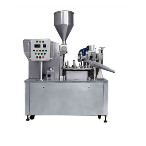 Semi Automatic Lami Tube Filling Machine, Capacity: 40-100 TUBES PER MINUTE