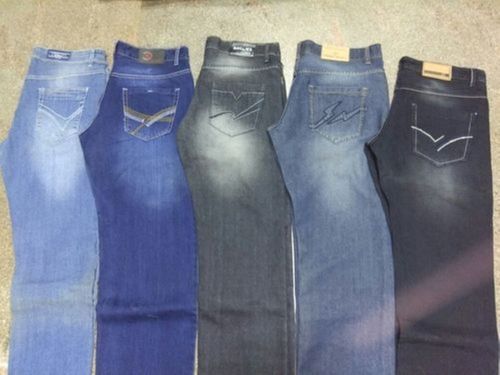 Uni Color Denim Jeans For Men's