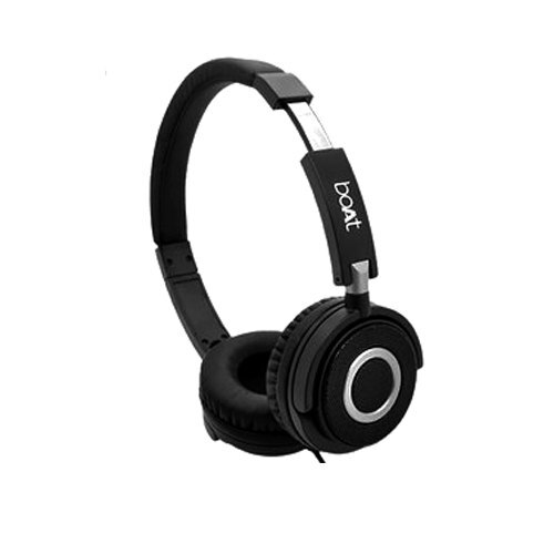 Wired Black Boat Wireless Headphone