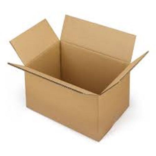 Biodegradable Environment Friendly Reusable Light Weight Plain 3 Ply Corrugated Paper Box