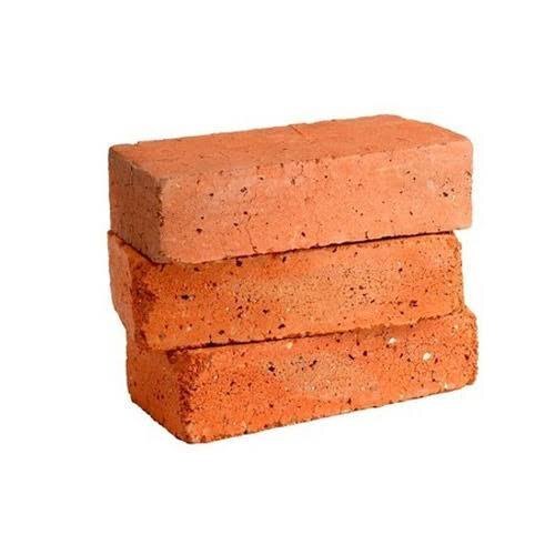 Red Clay Construction Bricks - Solid Clay, Standard Size, Rectangular, Red Color | Weather, Rain, Wind Resistance, Light Weight, Heat-Insulation