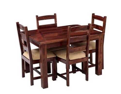 Termite Proof Brown Wooden Dining Table