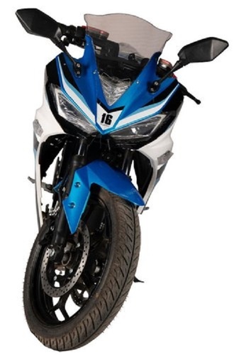 Two Seater High-Speed Motorcycle - Iron, Steel, Plastic, Rubber | Powerful Engine, Digital Speedometer, Easy to Operate, Long Life Durability