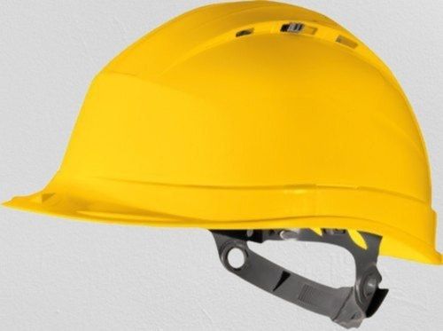 Yellow Water Resistant And Slow Burning Protection Safety Helmet