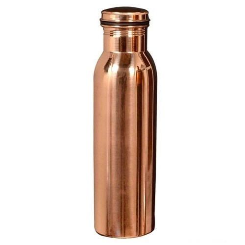 100 Percent Pure Copper Water Bottle With Narrow Flip Top Capacity: 650 Milliliter (Ml)