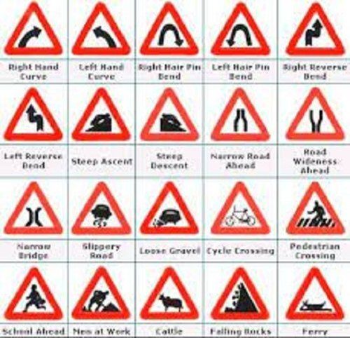 4 Mm Thicknes Weatherproof Acp Sheet Traffic Signs Board Dimension(L*W*H): 400 X 600 Millimeter (Mm)