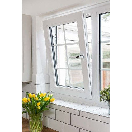 White Upvc Tilt And Turn Window