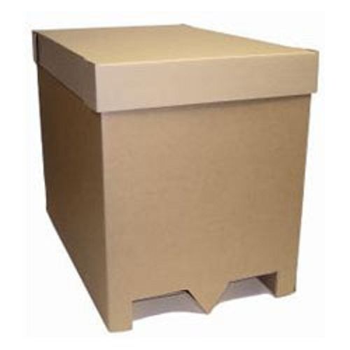 Matte Lamination Brown Rectangle Heavy Duty Corrugated Box For Multi Purpose Dimension 16 X 12 X 10 Inches