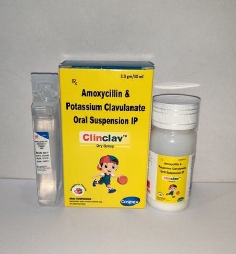 Clinclav Antibiotic Amoxycillin And Potassium Clavulanate Dry Syrup Organic Medicine