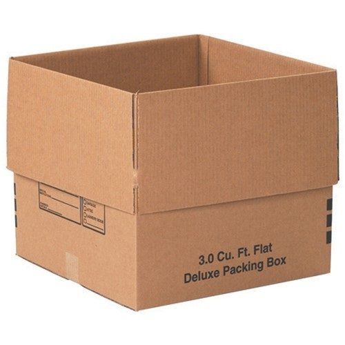 Eco Friendly Cardboard Square High Strength Brown Printed Corrugated Box