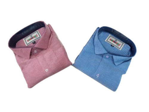 Full Sleeved Formal Shirts For Men - Collar Style: Classic