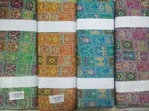 Multicolor Normal Shine Skin Friendly Printed Soft Cotton Fabrics For Making Garments