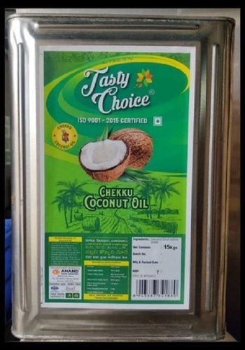 Organic Edible Coconut Oil, Capacity: 15 KG