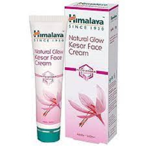 Skin Brightening Nourishing Hydrating Natural Glow Himalaya Kesar Face Cream
