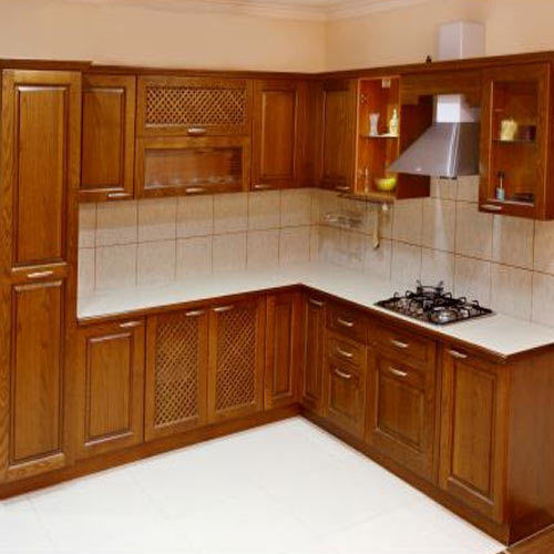 Stunning Design And Flexible Layout Wooden Modular Kitchen No Assembly Required