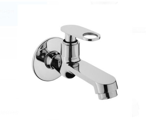 Silver 16 Mm Rust Proof Glossy Finished Wall Mounted Stainless Steel Tap