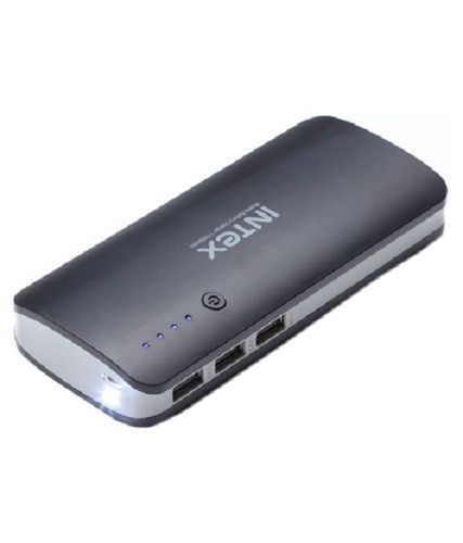 Black Intex Power Banks For Mobile Phone