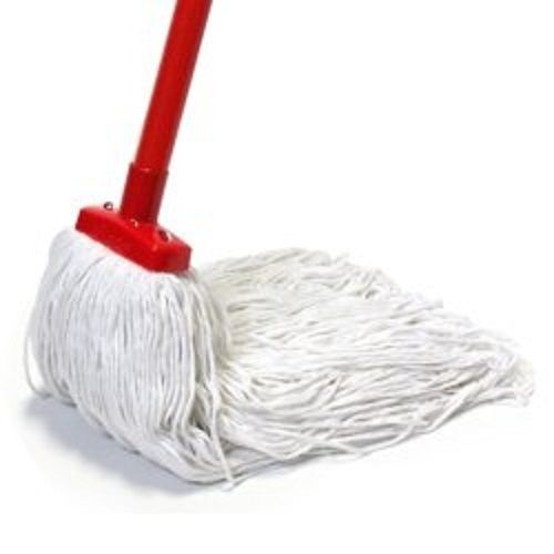 Black Plastic Red Cotton Floor Mop