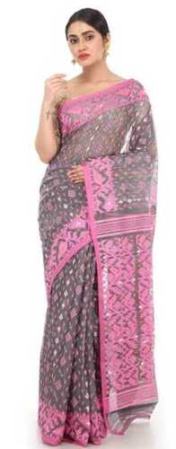 Ladies Comfortable Breathable Cotton Fancy Saree