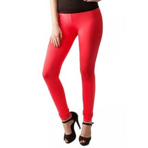 Ladies Skin Friendly Plain Cotton Red Legging