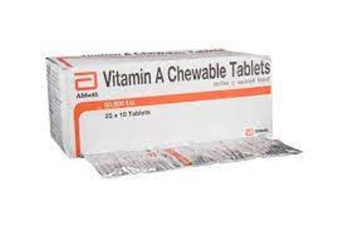 Vitamin A Chewable Tablet Cool And Dry Place