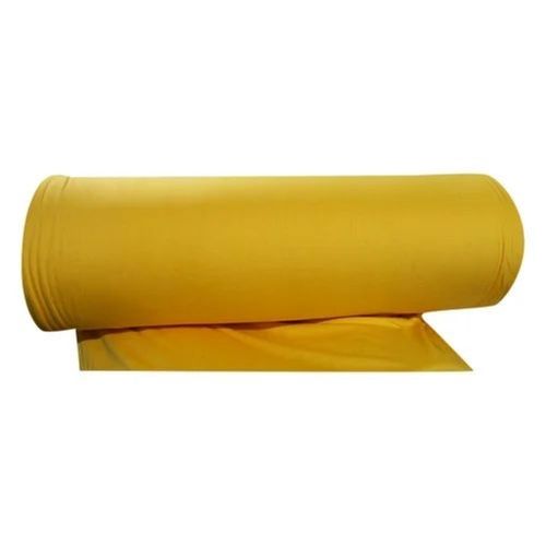 Yellow Color Cotton Sinker Fabric 