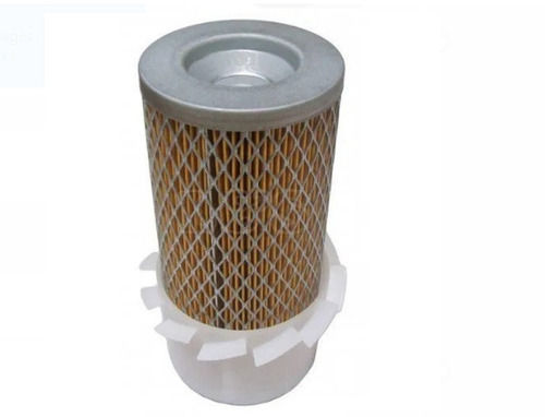 43.5 X 21 X 4.4 Cm 500 Gram Round Paper And Stainless Steel Body Automotive Air Filter