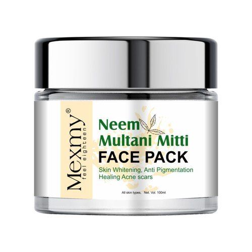 Anti Pigmentation Healing Acne And Scras Mexmy Neem Multani Mitti Face Pack