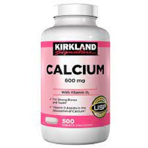 Medicine Grade Pharmaceutical Allopathic Kirkland Calcium Tablet 600mg With Vitamin D3