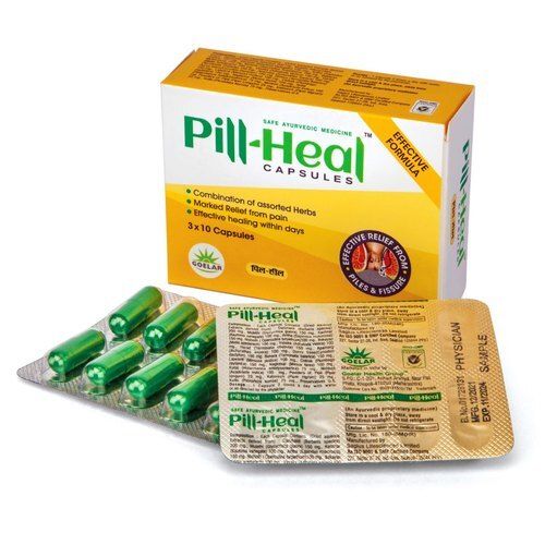 Pill Heal Herbal Piles 3X10 Capsules General Medicines