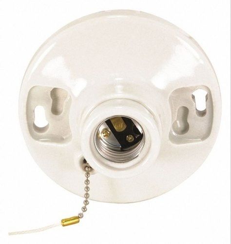 Easy Installation Heavy Duty White Plastic Bulb Holder