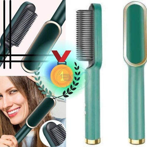 Gentle Hair Straightening Brush - Anti-Static, Dual Functionality | Fast Styling, Health Care Massage