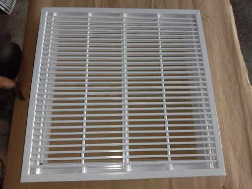 Automatic Powder Coated Aluminum Ac Grill Diffuser, For Commercial, Shape: Rectangle