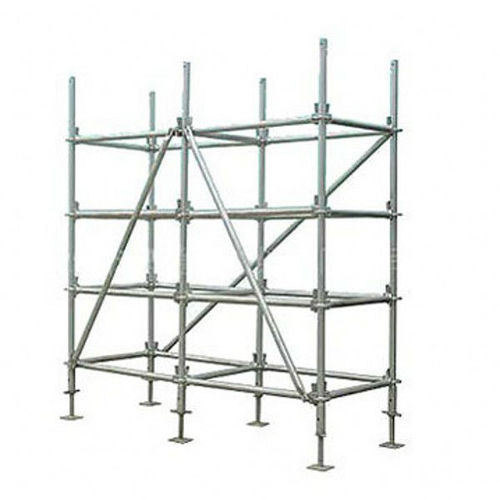 Scaffolding System - Steel 1.8m x 2.4m Polished Silver Finish | Heavy-Duty Easy to Install High Strength Corrosion and Weather Resistant