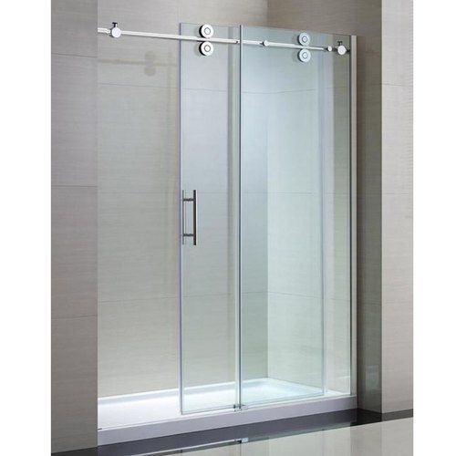 Nevy Blue Sliding Shower Glass Door, For Bathroom