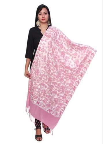 Super Elegant Party Wear Woolen Fabric Printed Shawl For Women