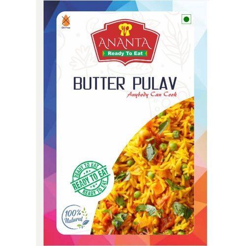 100 Percent Natural Pure Fresh And Hygienic Ready To Eat Butter Pulav