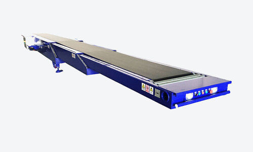 11.5 Mtr Open Length PVC Optimum Finish Movecon Z Type Telescopic Belt Conveyor