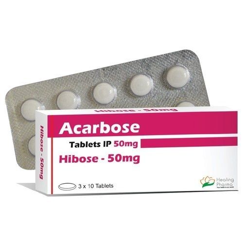 Medicine Grade Pharmaceutical Allopathic Hibose Acarbose Tablets ip 500mg