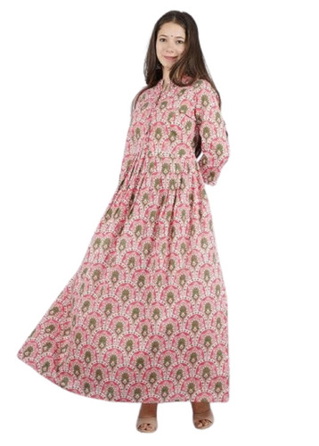 Comfortable To Wear Anarkali Cotton Kurti