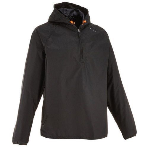 Black Color Waterproof Hiking Jacket For Men
