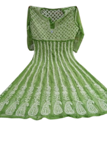 Comfortable To Wear Cotton Anarkali Kurti