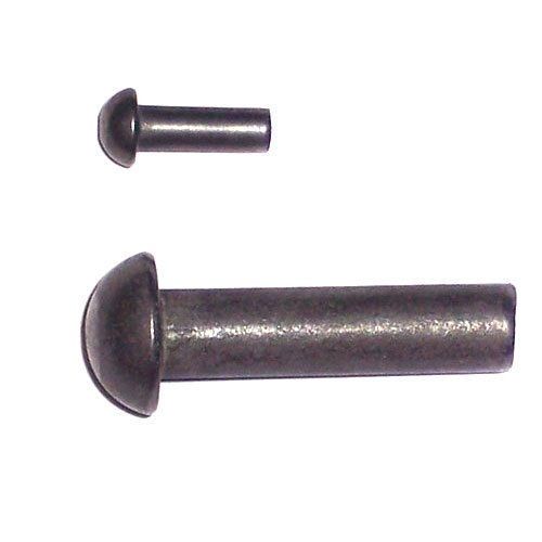 Dark Brown Round Ms Rivets